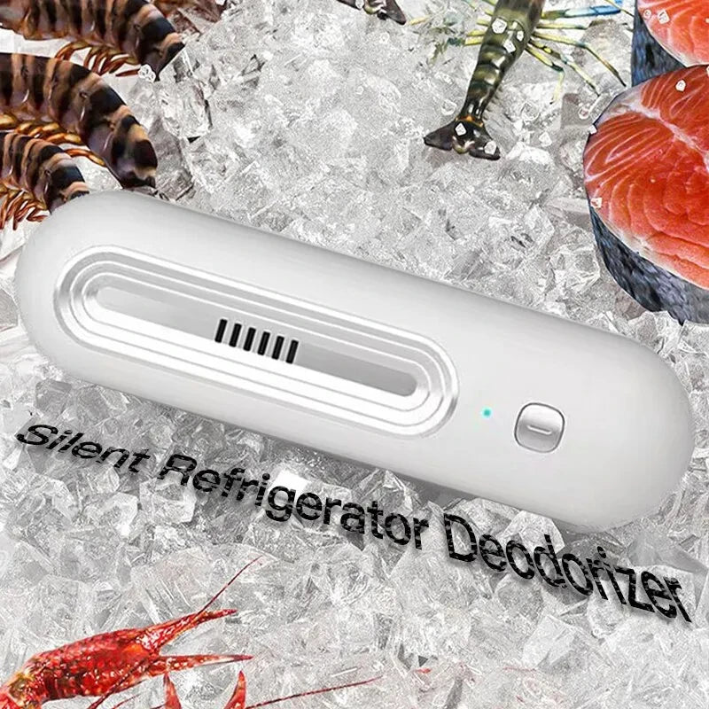X55 Refrigerator Deodorizer Air Purifier Refrigerator Deodorizer Food Shelf Life Extender Remove Odor Smoke Pet Toilet Car ﻿